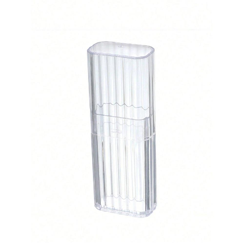 

Transparent Plastic Portable Storage Box, Toothpicks Box, Cotton Swab Box, Household Goods прозрачный