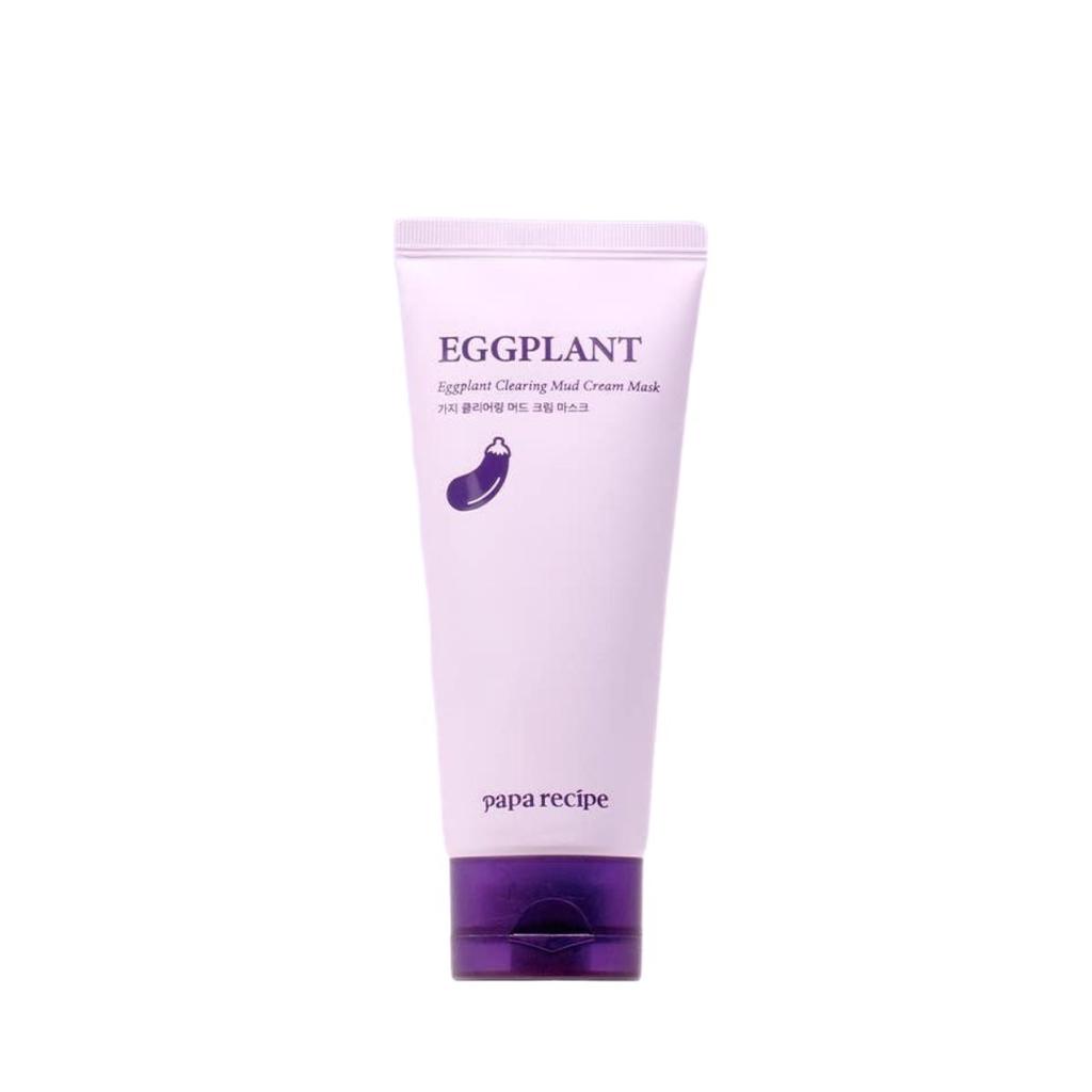 Papa Recipe Eggplant Clearing Mud Cream Mask 100ml Wash-Off Purifying Facial Pack