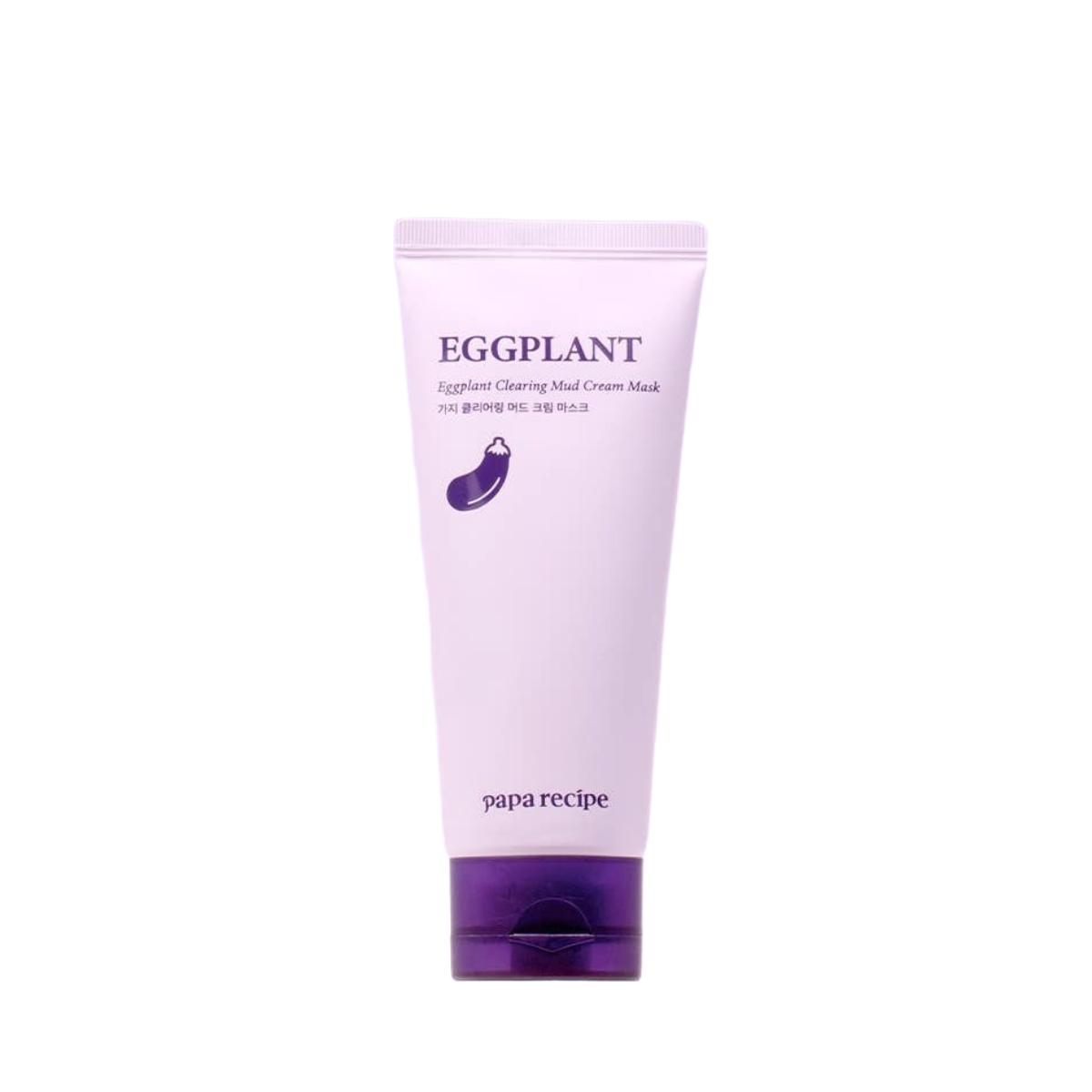 Papa Recipe Eggplant Clearing Mud Cream Mask 100ml Wash-Off Purifying Facial Pack