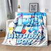 Blue’s Clues Blauer Hund Zeichentrick Decken, Weiche Warme Überwurfdecke, für Badezimmer Schlafzimmer Wohnzimmer Sofa Bett Auto, Geburtstagsgeschenk