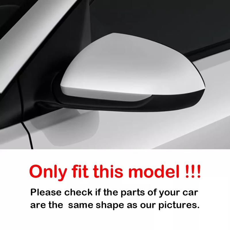 For Kia Rio 2018      No Sighal Light Car Rearview Side Mirror Cover Wing Cap Exterior Door Shell Trim