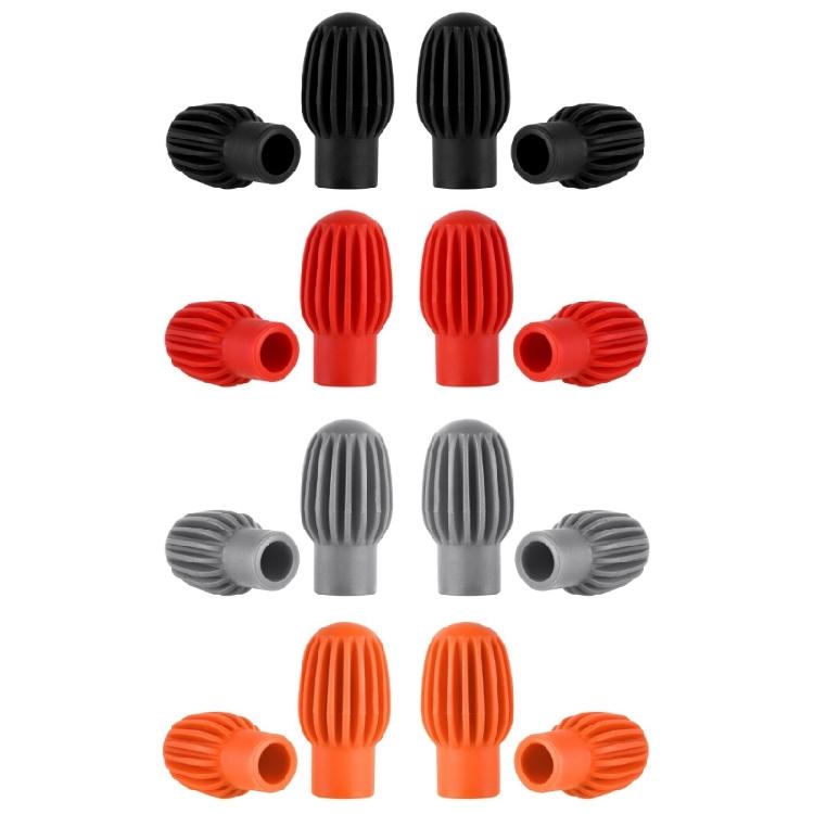 2x Drumstick Practice Tips Silicone Drum Mute Replacement Drum Stick Sleeve Caps