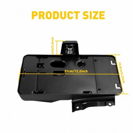 Rear License Plate Mounting Holder Bracket &Light For 2007-2017 Jeep Wrangler JK