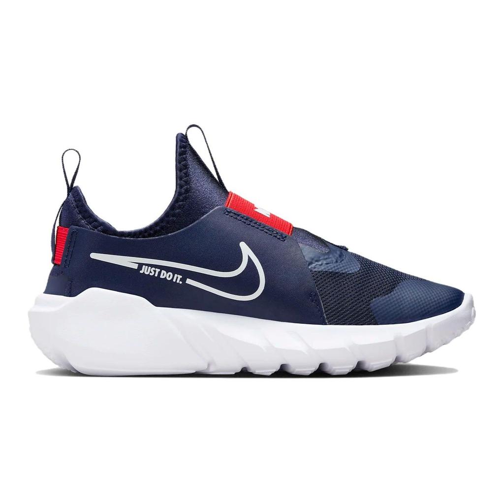 Nike Flex Runner 2 GS Midnight Navy Picante Red Kids Sneakers Blue White DJ6038-403