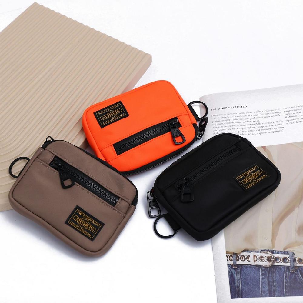 Fashiable Oxford Coin Purse, Men's and Women's Minimalist Workwear Style Purse,Portable Travel Commuting Coin Bag