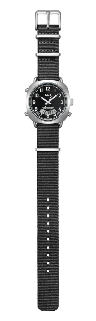 [Citizen Q&Q] Watch, Q&Q 5 ATM Water Resistant, Analog-Digital, A38A-001PK, Black
