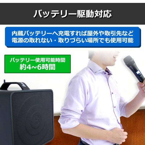 Belcat BWPA-40W 40W Wireless Portable PA System with Channel Switching, Expansion Set Lite (Includes 2 Wireless Microphones, Wired Microphone, Tableto