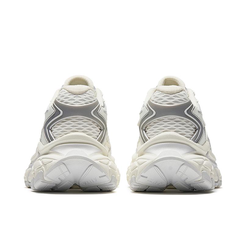 New Anta Slip Resistant And Breathable Low Top Chunky Sneakers Men's White Silver 912418880-6