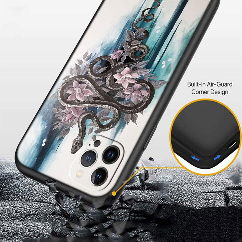 Custodia PP56 Design Serpente per Motorola Edge 60 60s 70 G86 G56 G54 E14 G04S G45 G54 G64 S30 S50 X30 X40 X50 Ultra Pro Power