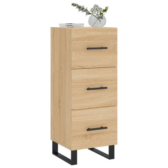 VidaXL Buffet Sonoma Oak 34.5x34x90 Cm Engineered Wood 828631