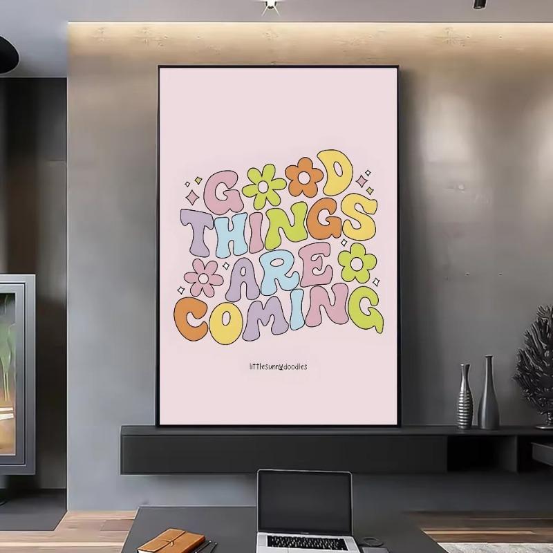 Aesthetic Colorful Danish Poster HD Art Sticky Wall Waterproof Home Living Room Bedroom Bar Aesthetic Decoration