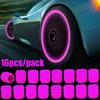 4/20PCS Luminous Car Tire Valve Cap Fluorescent Night Glowing Decor Motorcycle Bike Wheel Nozzle Dustproof Tyre Valve Stem Caps Stem Caps1