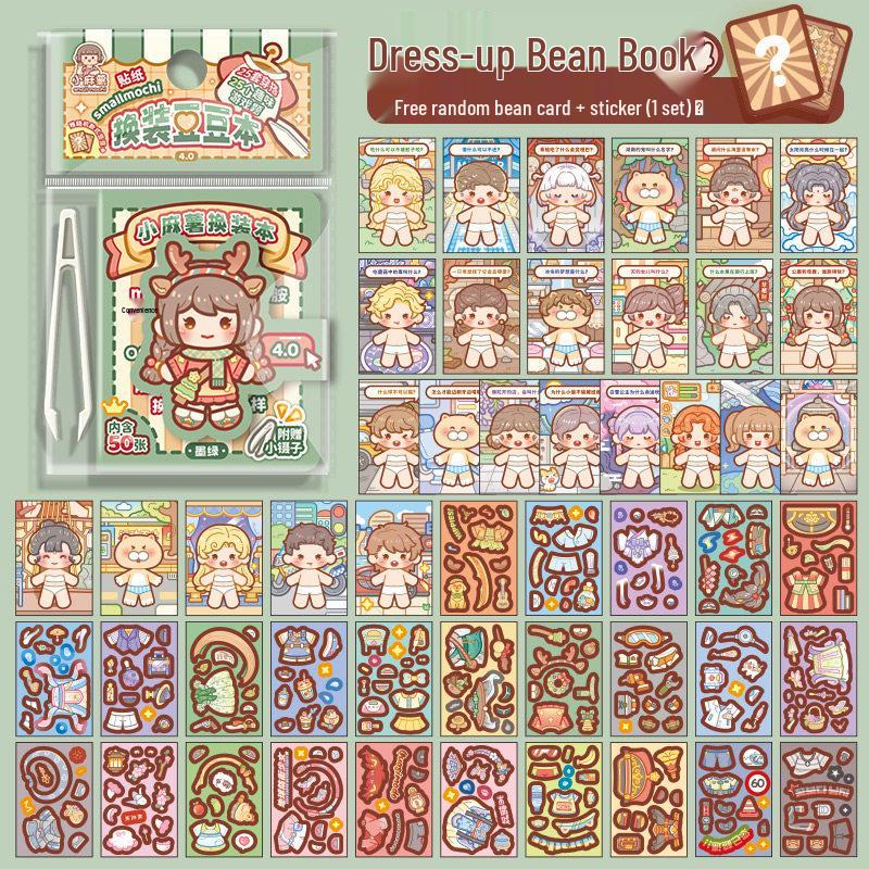 Little Mochi 6.0 Outfit: Complete Children's DIY Miniature Scene Decoration Sticker Set