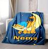 Custom Name Garfield Dreams Flannel Blanket Throw Blanket Soft Warm Sofa Bed Decor Unique Gift
