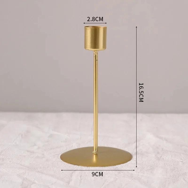 Candlestick Crafts Simple Nordic Desk Candle Ornament Candle Holder for Dining Room Decor Thanksgiving Wedding Festivals Gift