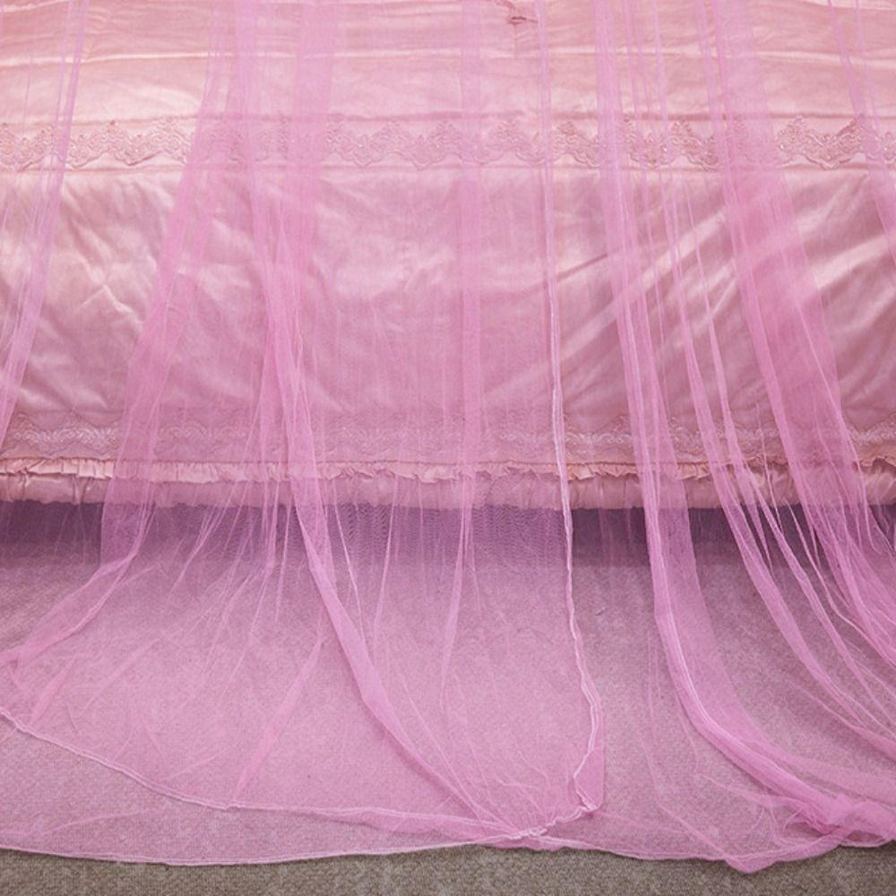 Anti-bug Hanging Princess Mosquito Net Fine Mesh Bed Canopy Romantic Dome Mosquito Net  Girls Room