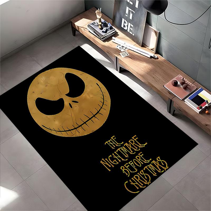 Nightmare Before Christmas Rug suitable as a non-slip mat for the living room or bedroom sofa