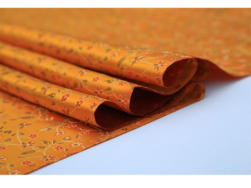 Brokat Reisblume Hanfu Nylongewebe für Hochzeit Xi Pa Überwurf & Cheongsam DIY