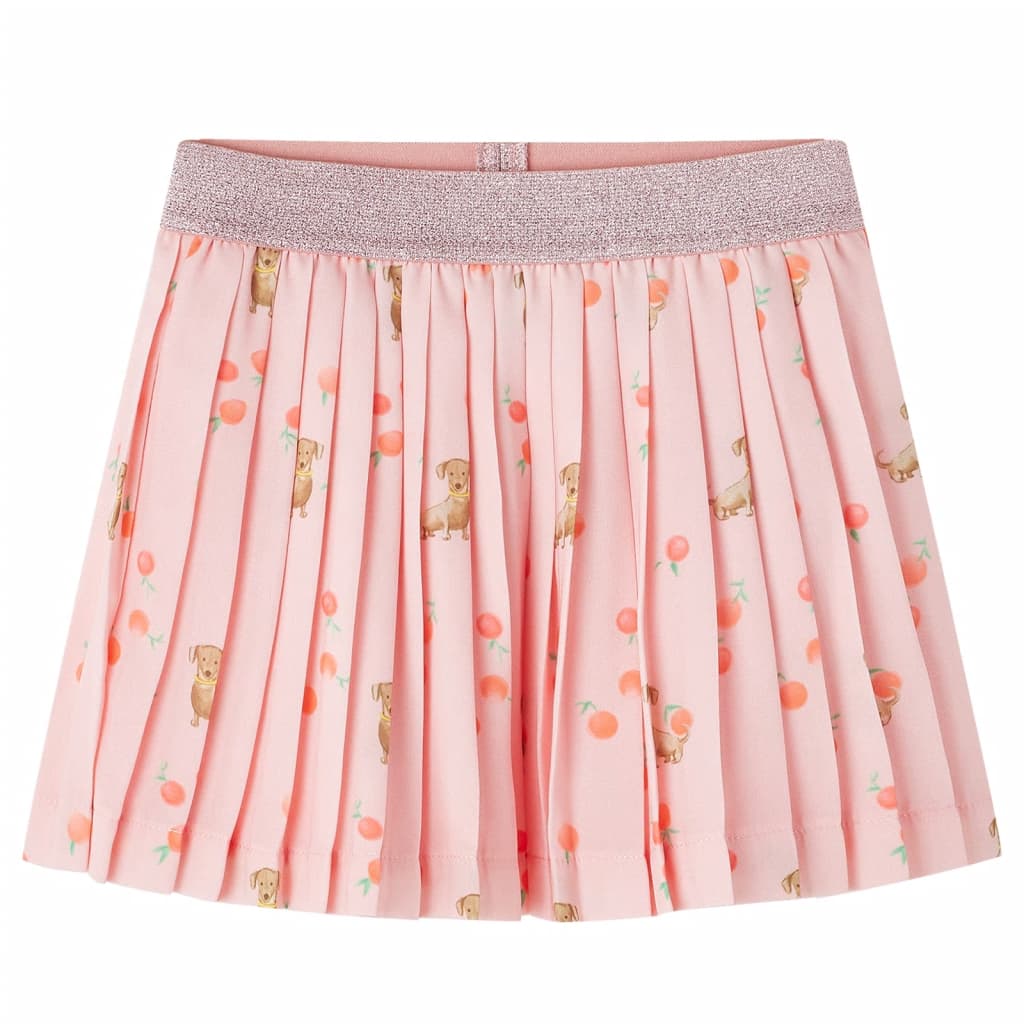 Kinderrock, Faltenrock, Hellorange, 104 white