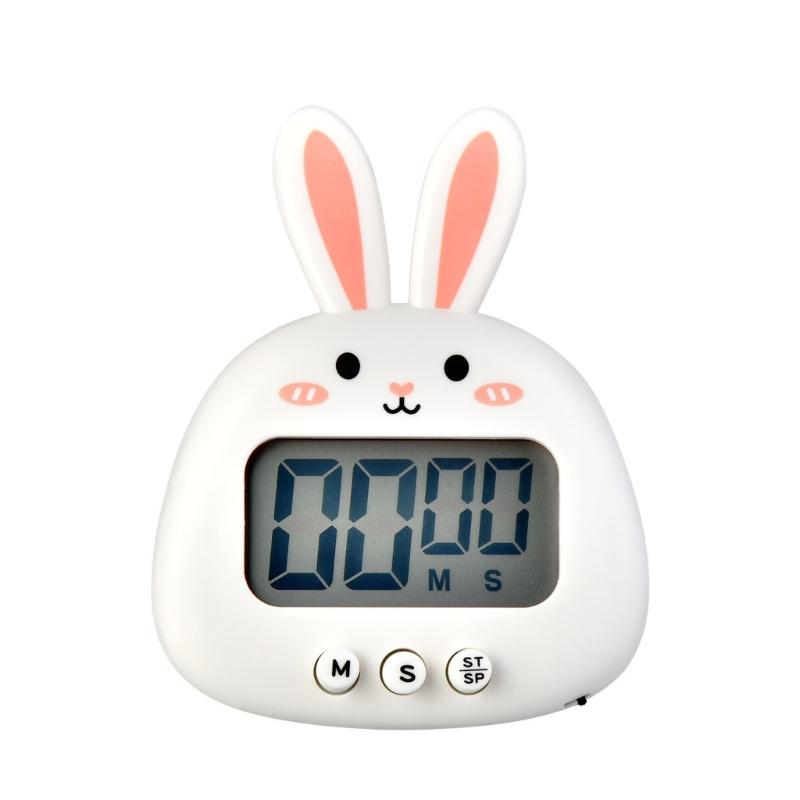 Digital Timer Cute Cartoon Animal Countdown-Timer Kitchen Alarm Clock Multifunction Time-Reminder-Digital Cooking Timer
