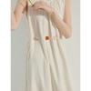Inman French Beaded Pleated Sleeveless Midi Dress