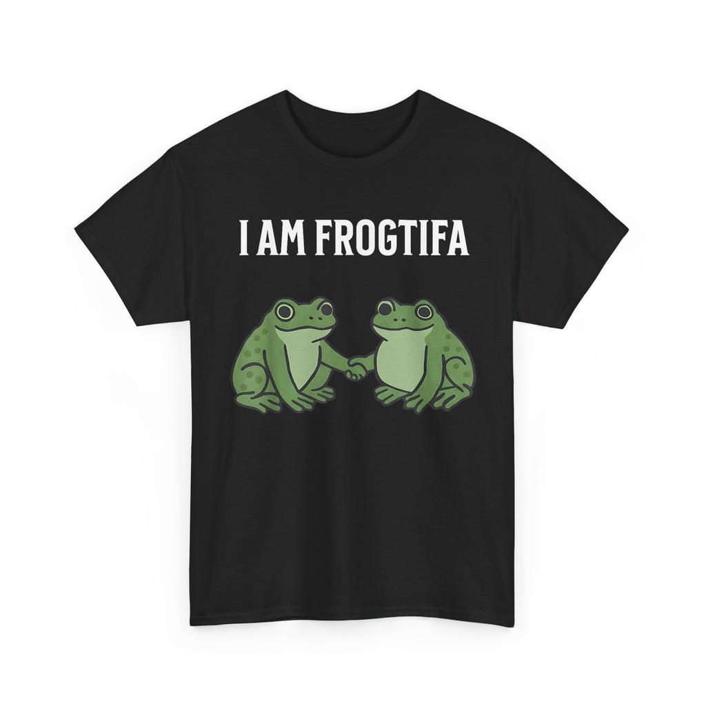 Funny I AM FROGTIFA T-Shirt Mens Womens Tees Top