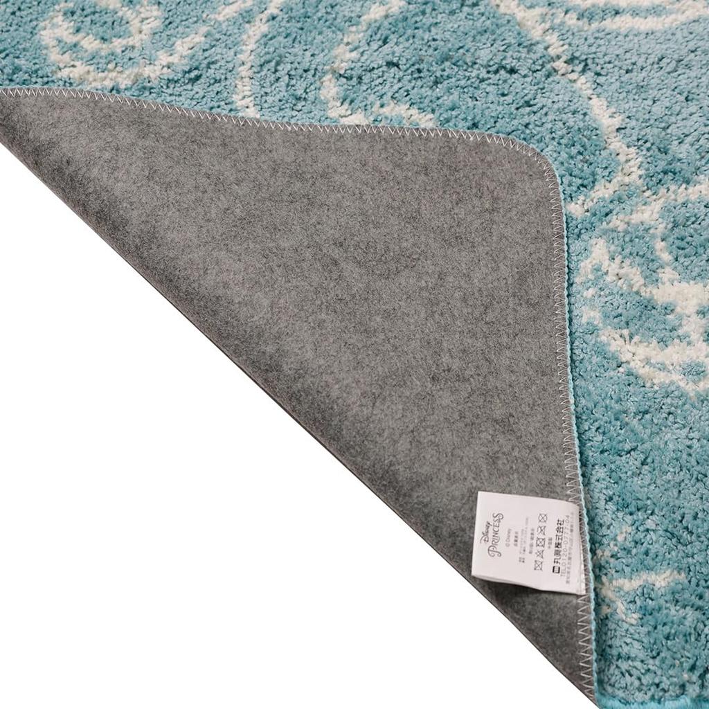 Marushin Rug, Medium, Disney Little Mermaid Ariel Magical Shell Character, Cute, Fluffy, Stylish, Non-Slip, 2225072700