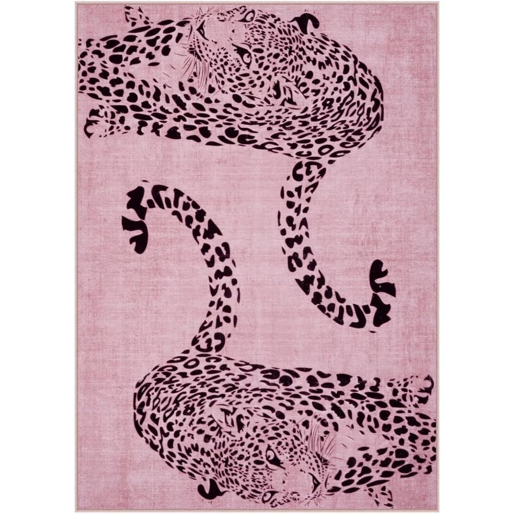 

Ковер в гостиную с леопардовым принтом, моющийся коврик для спальни, современный нескользящий мягкий большой ковер для детской игровой комнаты, домашний декор 50x80cm