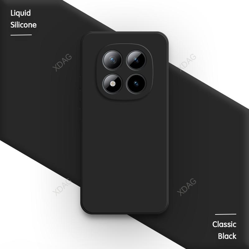 Funda Original para Teléfono para Xiaomi Redmi Note 15 Pro Plus Pro+ Note15 15Pro 5G Silicona Líquida Suave Simple Cubierta Trasera Funda Carcasas