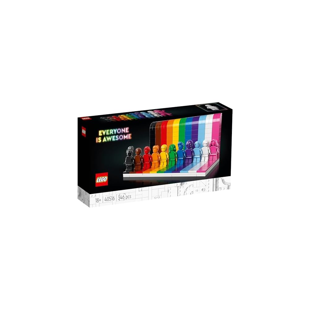 LEGO Everyone Is Awesome Building Blocks Toy for Birthdays and Gifts for Men and Women 40516