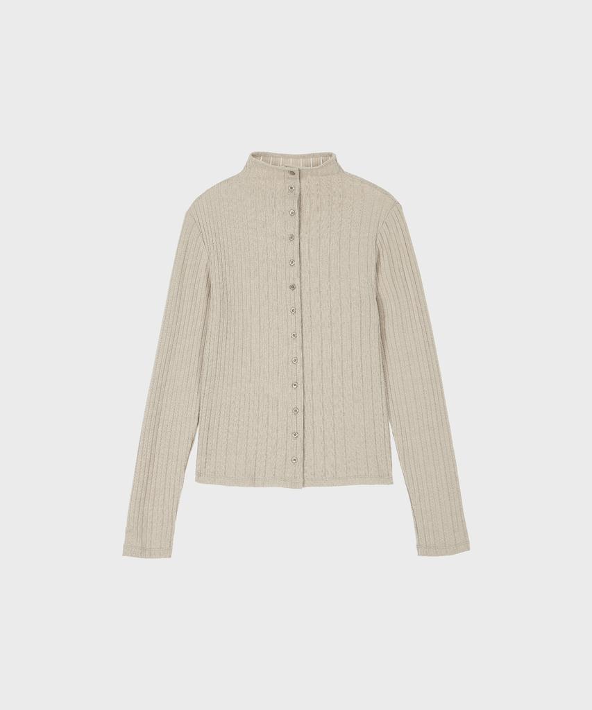 Alkialka High-Neck Long Sleeve (Beige)