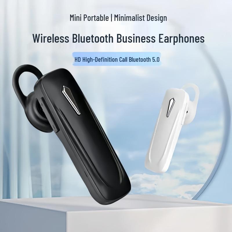 M163 Universal Wireless Bluetooth Earbuds: Noise Cancelling, High-Quality Sound, Super Long Battery Life for Mobile Phones and Sports.