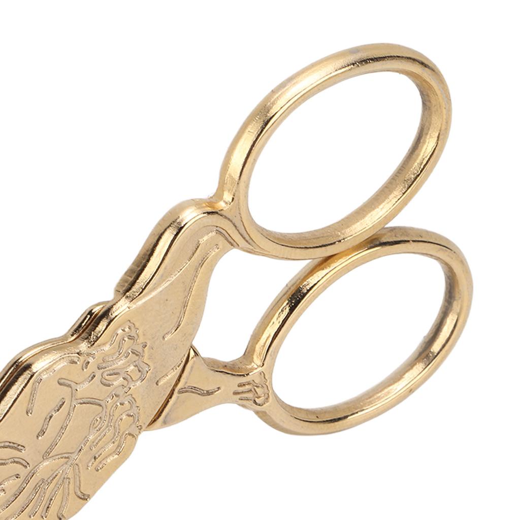 Vintage Scissors Tiger Style Stainless Steel Durable Portable Widely Used Accurate Cutting Craft Scissors for DIY