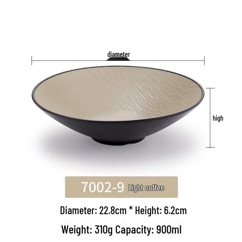 Japanese Style Melamine Conical Noodle Bowl