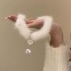 Stylish Plush Necklace Elegant Adjustable Necklace for Women Offers a Warm Experience with a Touch of Individual Charm