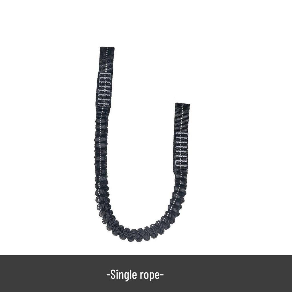 High-Altitude Safety Belt with Single/Double Hook Elastic Rope for Fall Protection