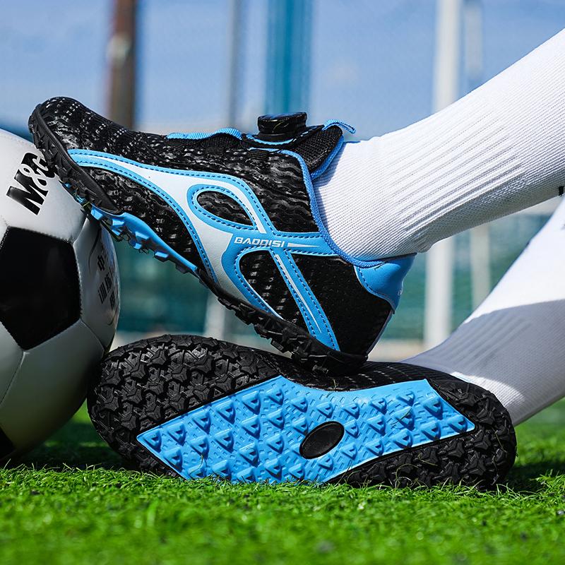 Scarpe da calcio per bambini Society TF/FG Scarpe da calcio per la scuola Scarpe da calcio con tacchetti Scarpe da ginnastica per erba per ragazzi e ragazze Calzature sportive per allenamento all'aperto Taglia 28-39