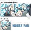 Gaming Hoshimi Miyabi Ye Shunguang Mouse Pad Evelyn Ellen Zenless Zone Zero Keyboard Desk Mats XXL Anime Girls Mousepad