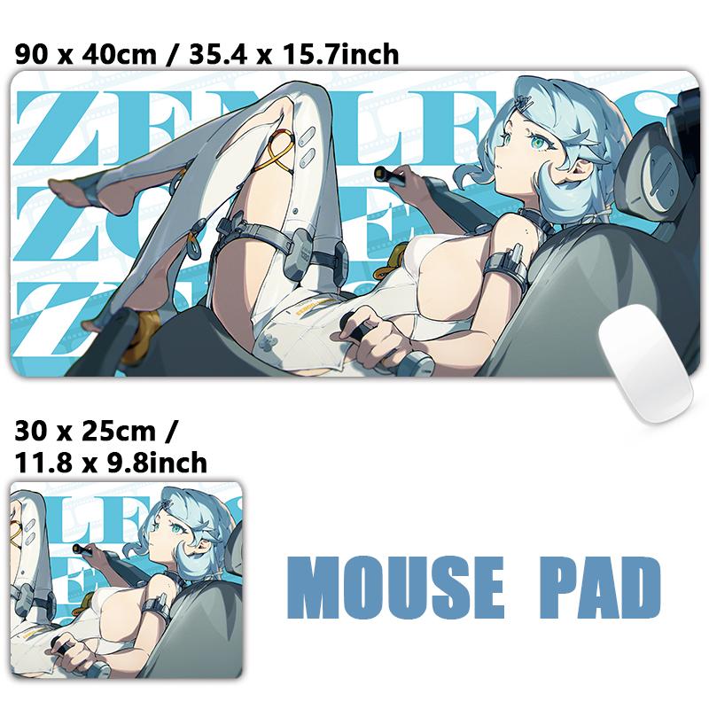 Gaming Hoshimi Miyabi Ye Shunguang Mouse Pad Evelyn Ellen Zenless Zone Zero Keyboard Desk Mats XXL Anime Girls Mousepad