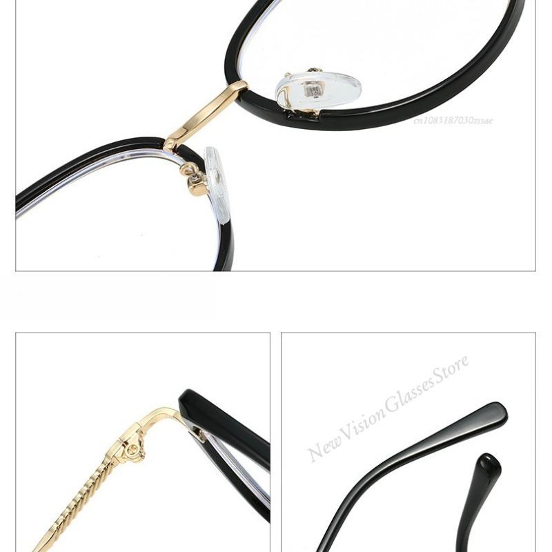 Cat Eye Women Trending Cat Eye Optical Strong Classic Alloy Glasses Frame Prescription Myopia Hyperopia Glasses Frame