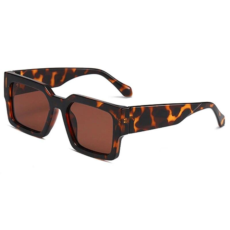 

Retro Chunky Wide-legged Y2k Punk Fashion Ins Sunglasses For Men And Women коричневый