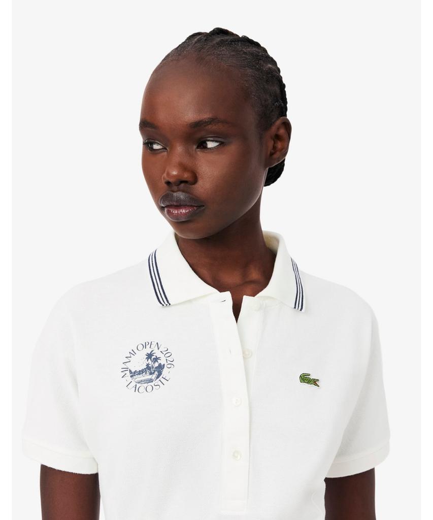 LACOSTE Women'S Miami Open Short Sleeve Pique Dress Ef0437-56G 70V