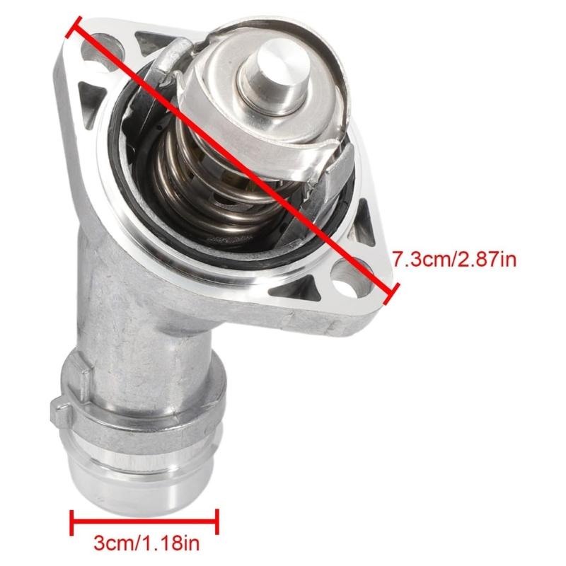 Engine Coolant Thermostat Assembly 25500-2E085 255002E085 for Veloster 2017-2020 Thermostat Housing Assembly Replacement