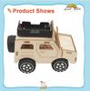 DIY Wood Electric Jeep Car Assembling Science School Projects Experiment Kit Kids Develope Hands-on Ability STEM Educational Toy