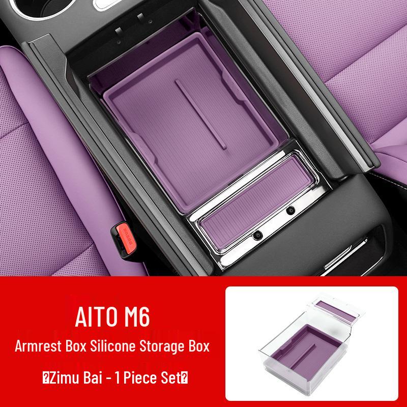 Silicone Armrest Storage Mat for 26 AITO M7/M8 Models