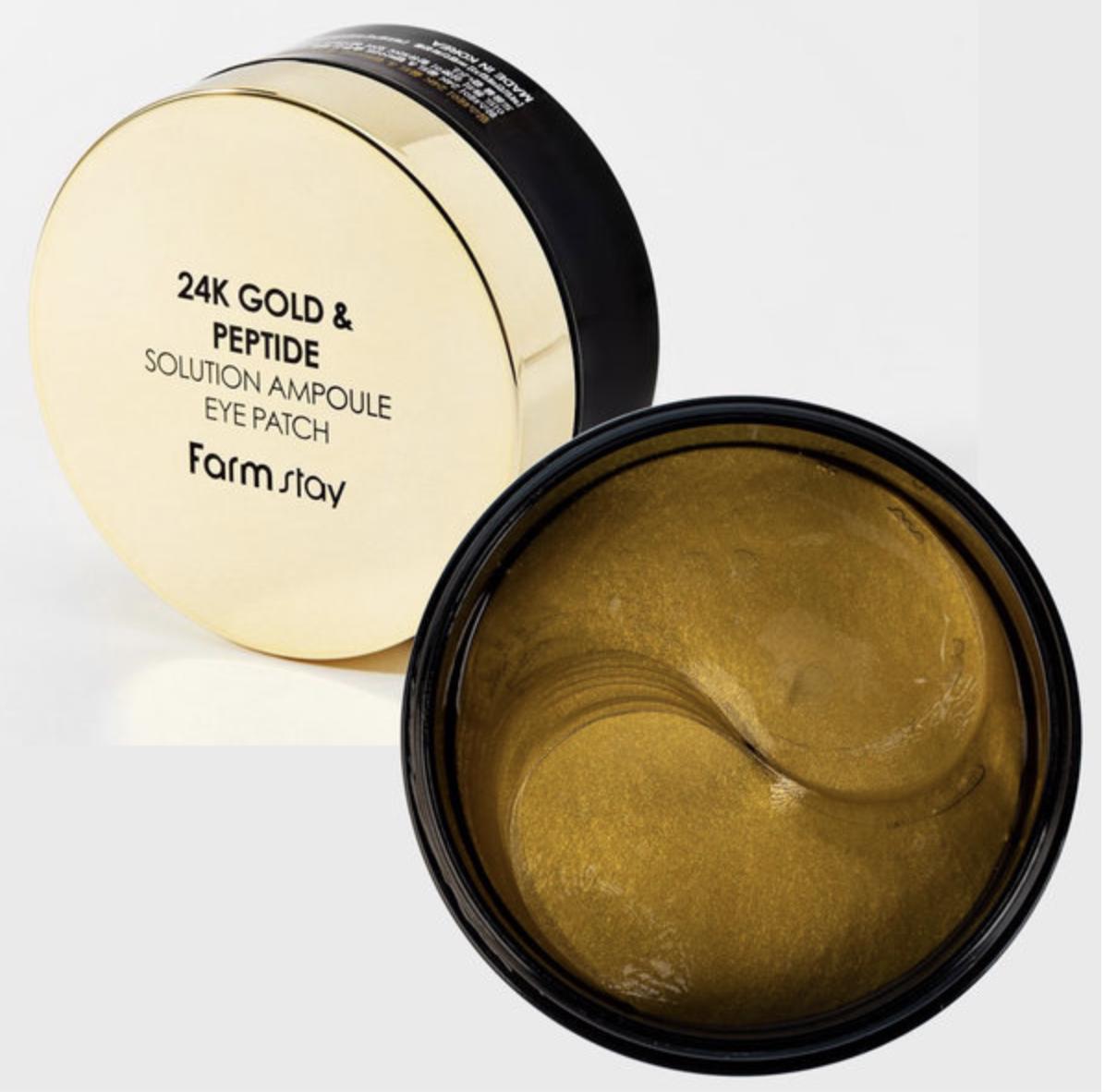 

FARM STAY 24K Gold & Peptide Solution Ampoule Eye Patch 90g (3 варианта) 1pcs