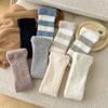 Winter Coral Fleece Over-the-Knee Leg Warmers - Thick, Warm Knee Pads & Sleep Socks for Men and Women