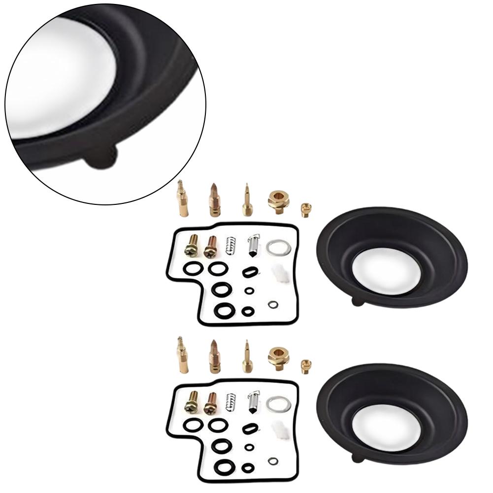 2Pcs Carburetor Repair Kit Compatible With For Honda VT700C Shadow 1984-1986 & VT750C 1983 Rebuild Set Repair Accessories