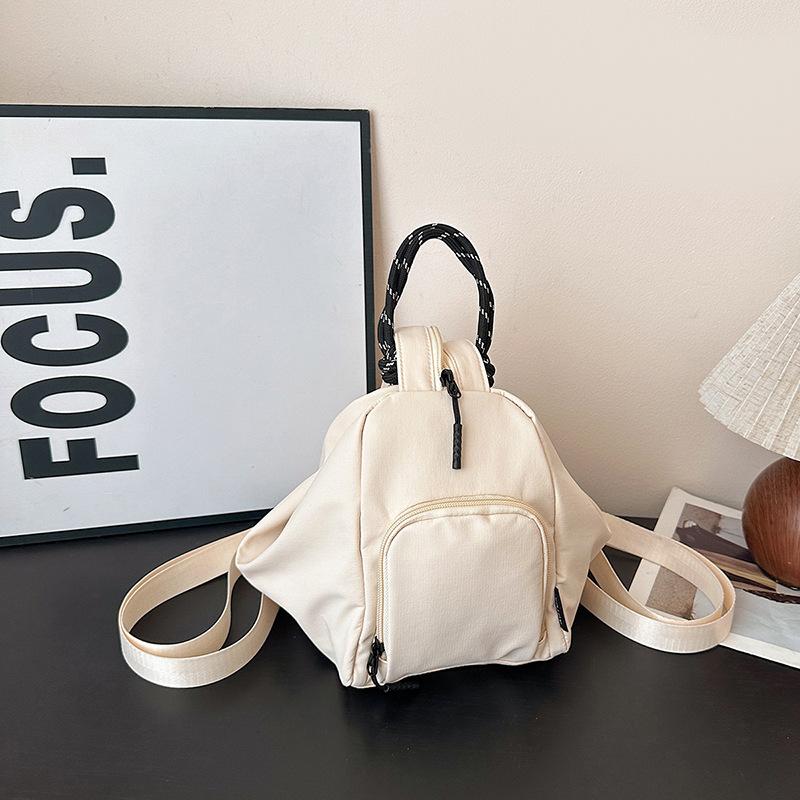 

Casual solid color new light and fashionable 2025 new multi-purpose simple large-capacity shoulder crossbody women s backpack bag