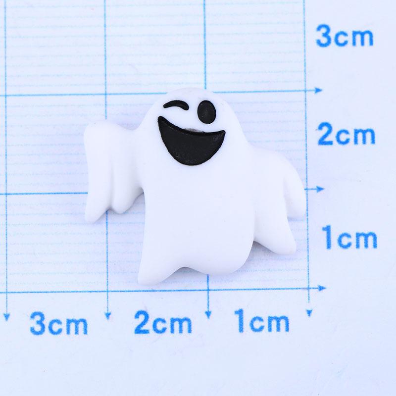 10pcs Cartoon Ghost Pumpkin Collection Flat Back Resin Halloween Party Decor DIY Scrapbooking Craft Decoration Accessories
